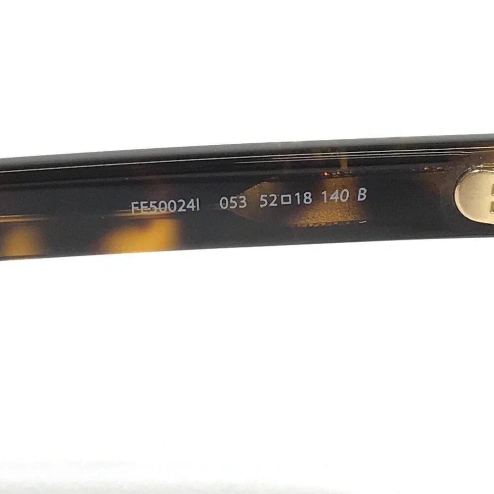 Fendi Eyeglasses Frames FE50024I 053 Tortoise Cat Eye Full Rim 52-18-140